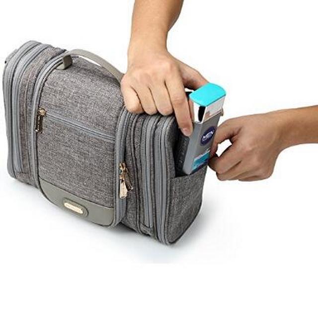 女性のための防水ハンギングトイレタリーバッグ旅行化粧品メイクアップバッグ