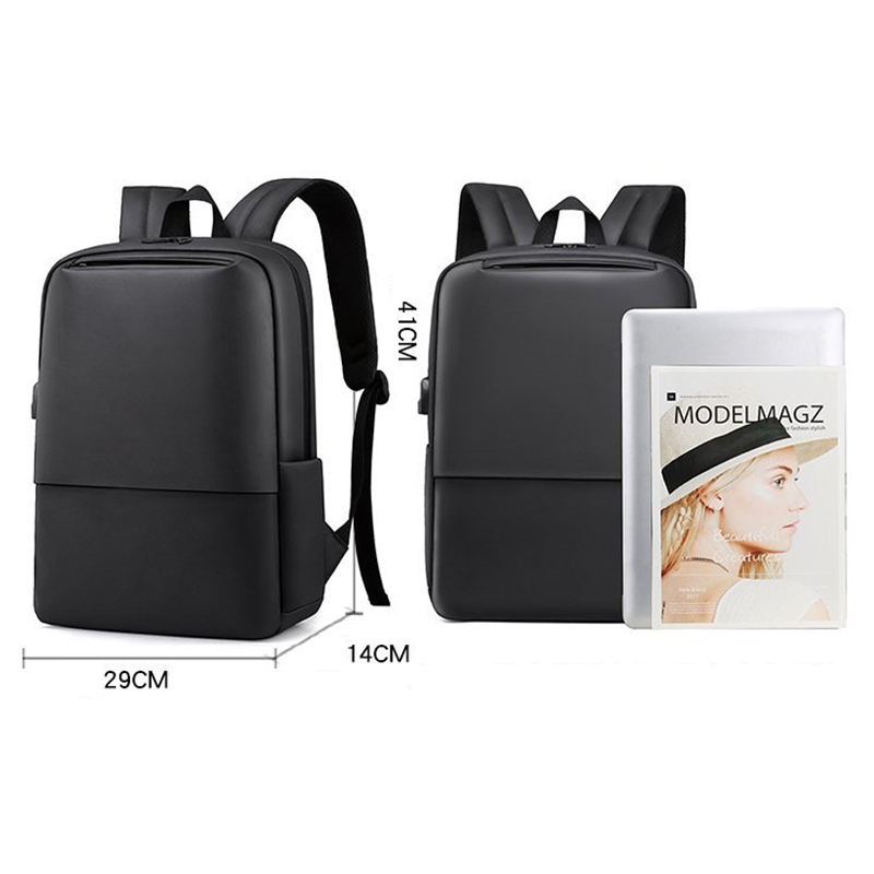 ファッション防水スマート ビジネス バックパック男性女性ラップトップ バッグ USB 充電ポート