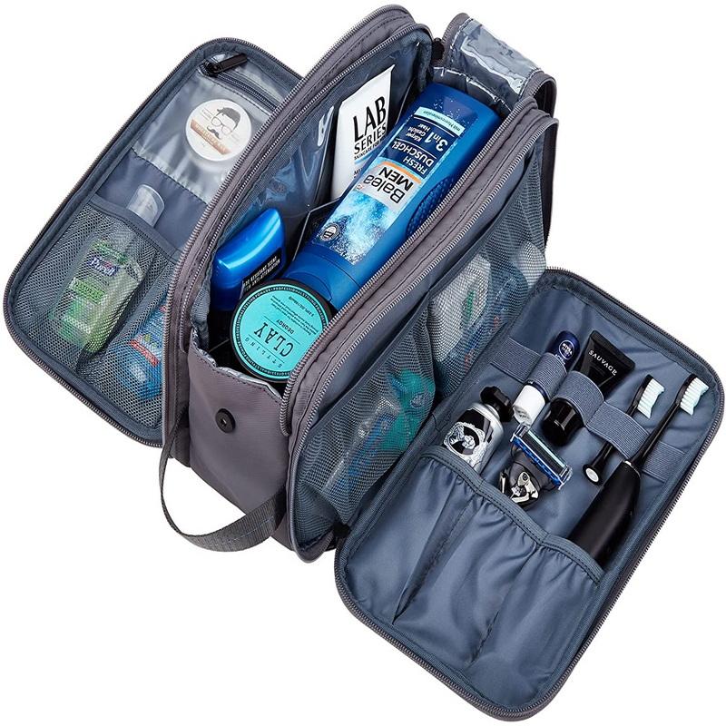 男性のための人気のある防水旅行カスタムポータブル化粧品メイクアップバッグ