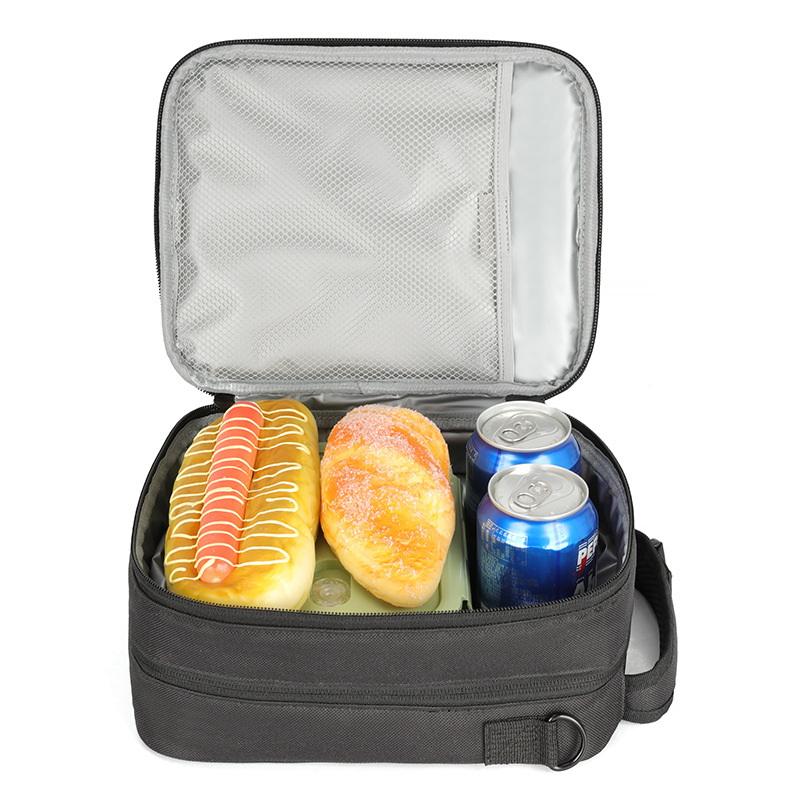 アウトドア旅行やオフィスのために食品を冷たく保つための防水カスタムロゴ断熱バッグクーラーランチバッグ