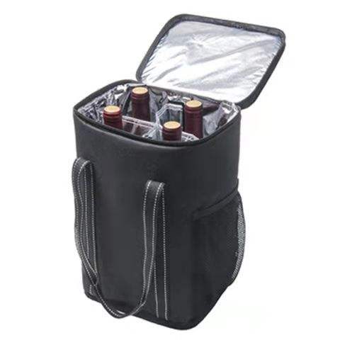 屋外の注文の携帯用ピクニック クーラーの飲料の絶縁材のバケツのびんのワインの冷凍庫袋