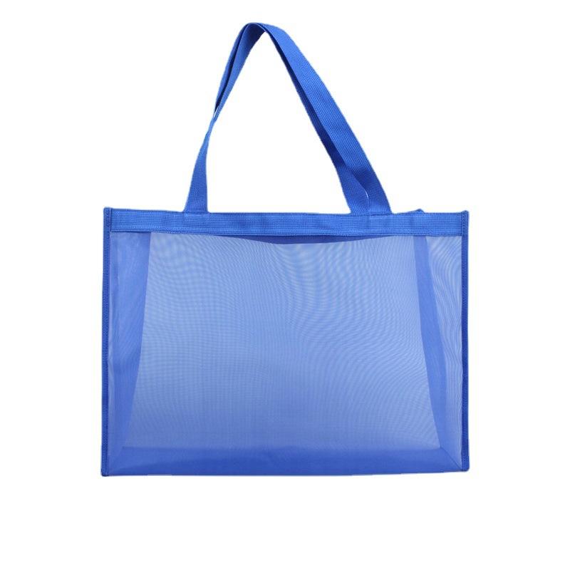 新しいカスタム ロゴ再利用可能なショッピング バッグ クリア ショッピング バッグ ポリエステル ショッピング バッグ