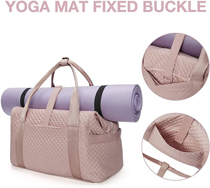 スポーツ ダッフル バッグ キャリー 折りたたみ式 ピンク トラベル ダッフル バッグ 防水 大容量 トラベル バッグ