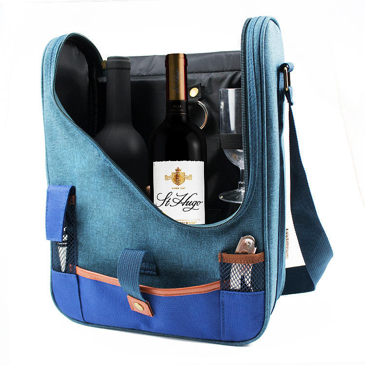 ファッション多機能赤ワイン セット クーラー バッグ、ポータブル、シングル ショルダー ピクニック バッグ